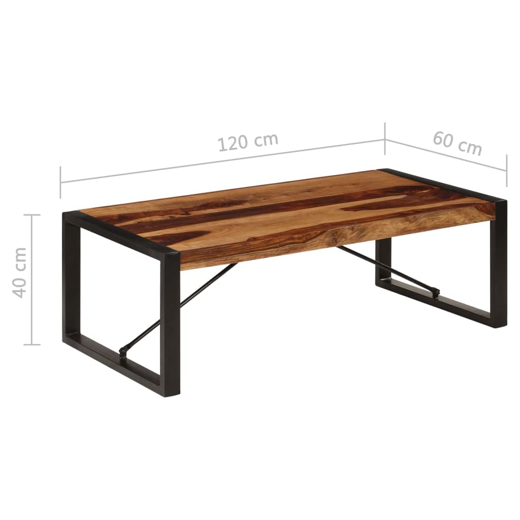 Solid Sheesham Wood Coffee Table O248861