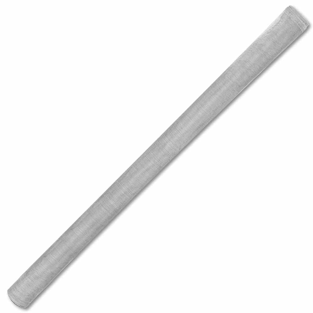 Aluminum Mesh Screen 39.4x196.9 Inch Silver N6208