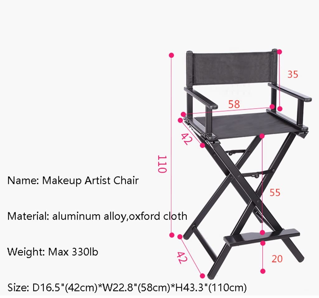Gold Aluminum Folding Director's Chair B65461