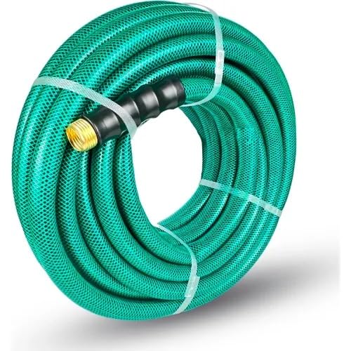 3/4 Inch x 100 Foot Hot Water Rubber Water Hose with GHT Fittings J88393