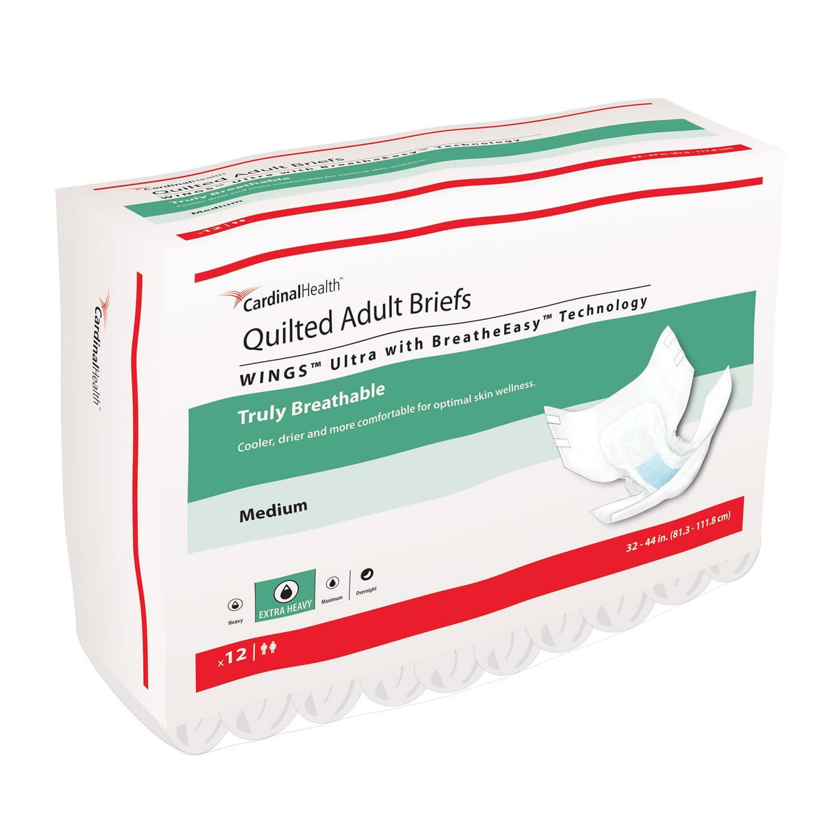 Adult Disposable Briefs Medium Bag of 12 I347