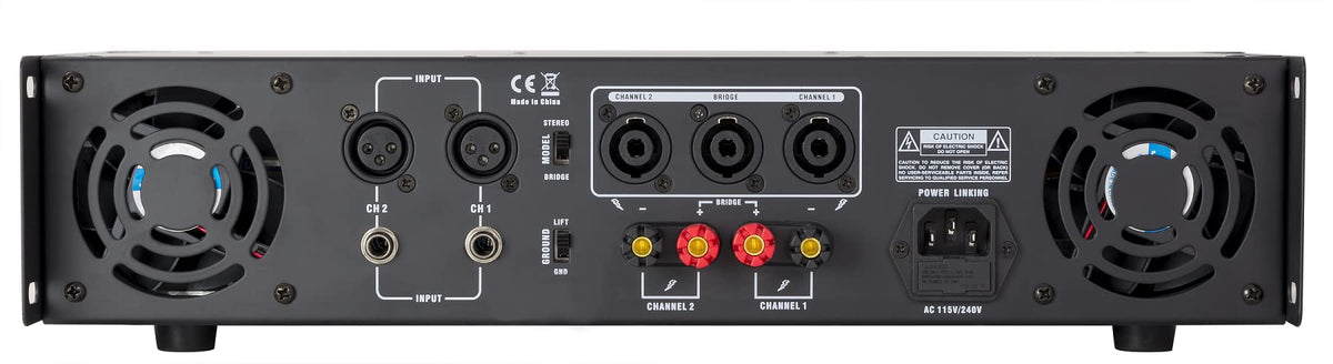 2-Channel Power Amplifier 3000 Watts P43896