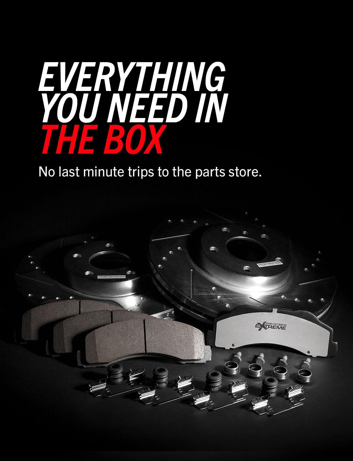Front Brake Pad & Rotor Kit F521954