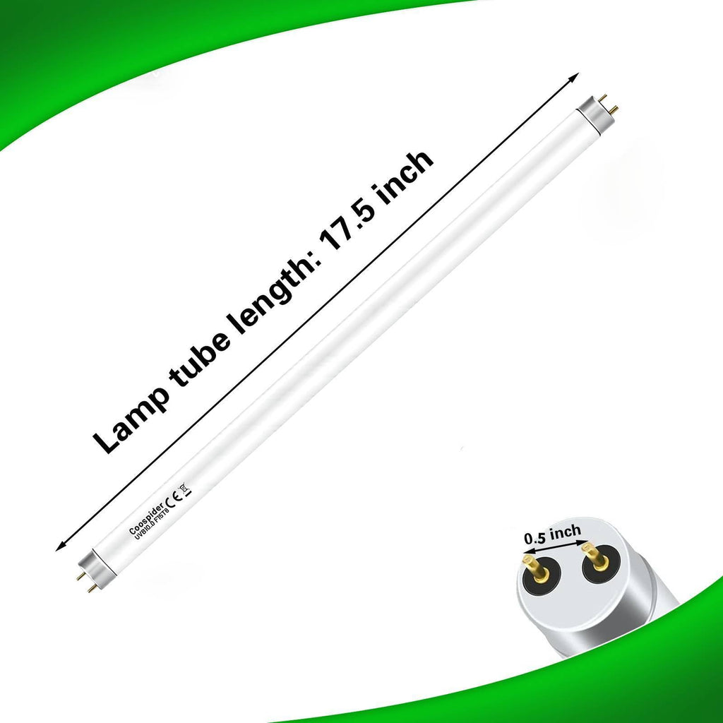 18 Inch 15 Watt UVB 10.0 Fluorescent Reptile Light Fixture Kit F217923