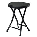 18 inch Portable Folding Plastic Stool with Steel Frame N722
