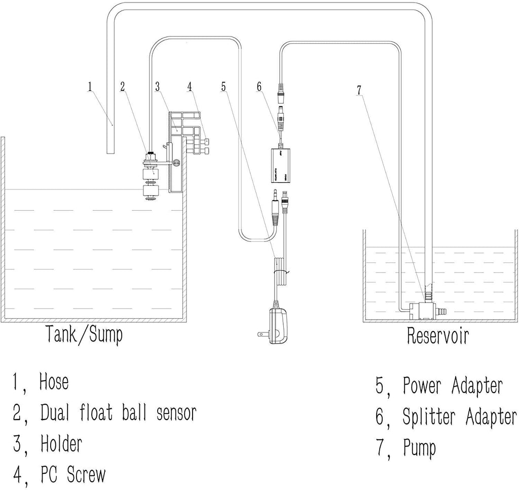 Aquarium Auto Top Off System N6175