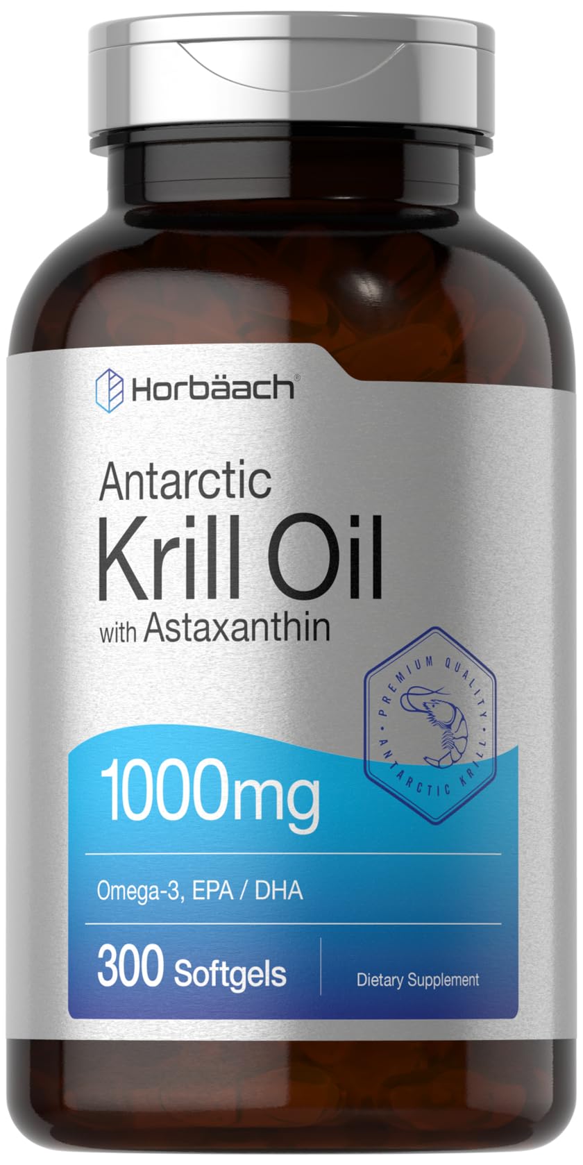 Antarctic Krill Oil 1000mg Softgels 300 Count I338