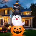 6 FT Halloween Inflatables Pumpkin Ghost Cat Outdoor Decorations P91482