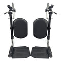 Black Padded Wheelchair Legrest Assembly V93650