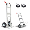 Aluminum Hand Truck Dolly Cart with 10" Pneumatic Tire, 600 LBS Capacity B9384