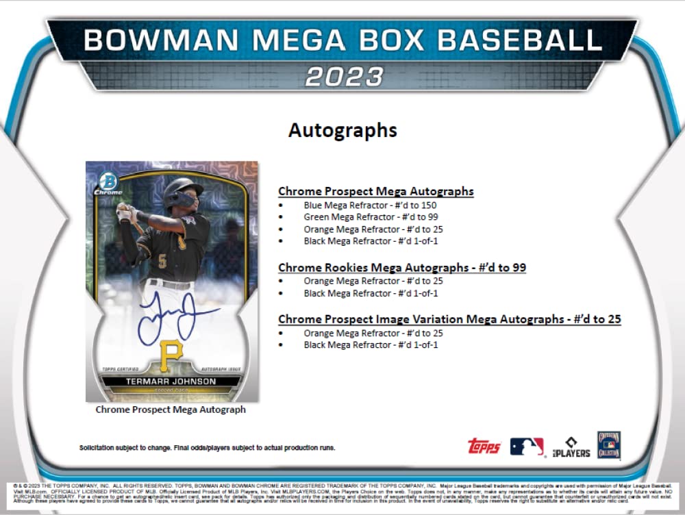 Bowman Baseball Mega Box B6179
