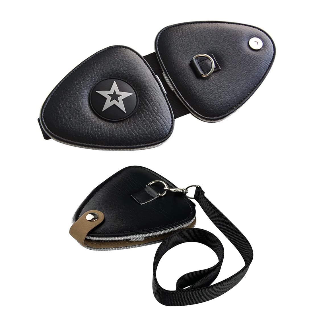 Guitar Pick Holder Case Bag with 24pcs Colorful Picks E4355