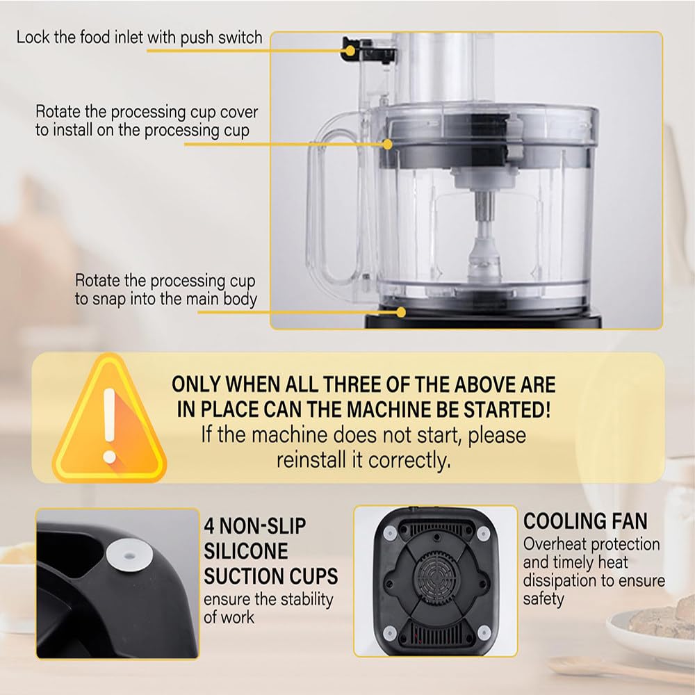 600W 5 Cube Grid 5000ml Electric Vegetable Chopper Z1811