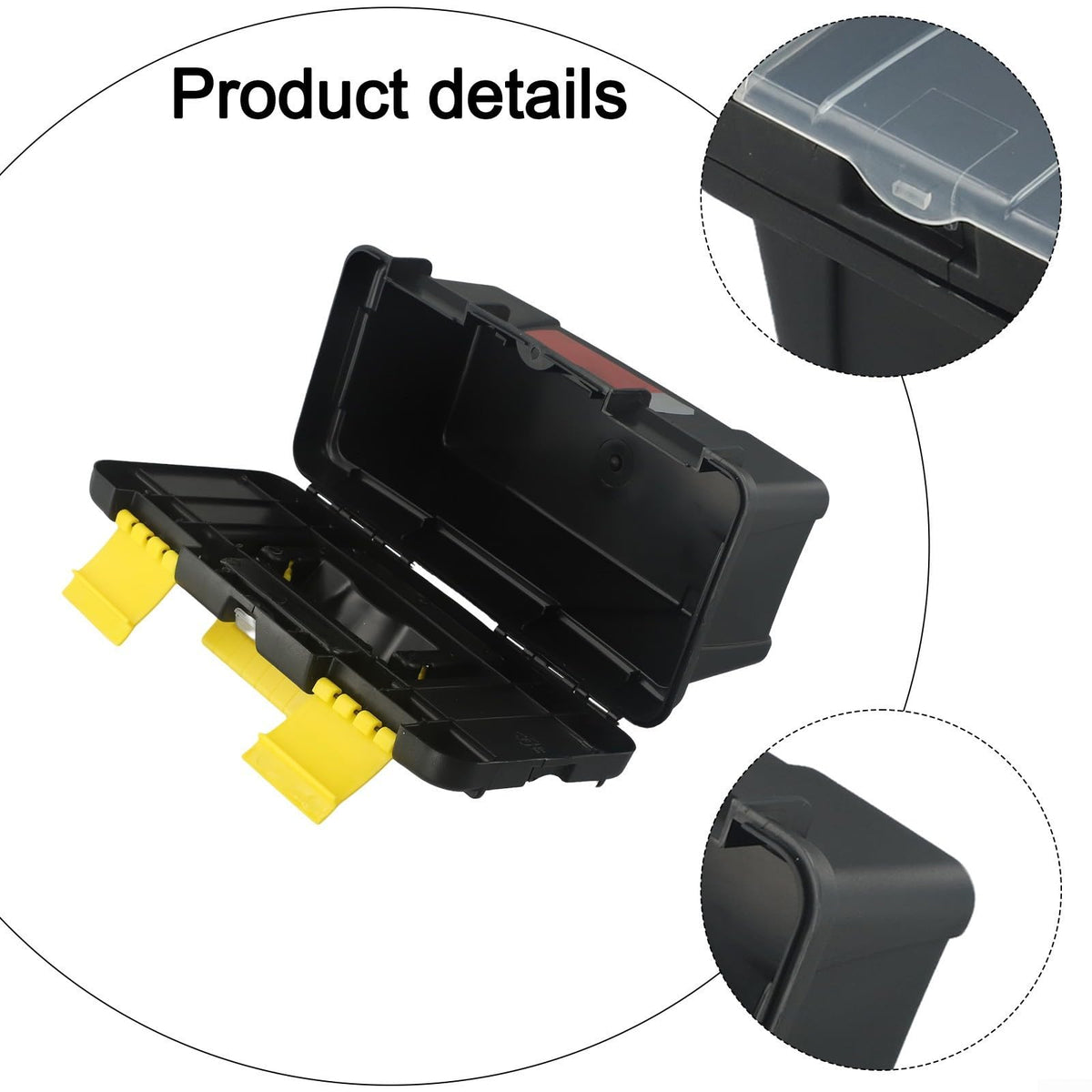 10-Inch Two-Layer Plastic Toolbox J62240