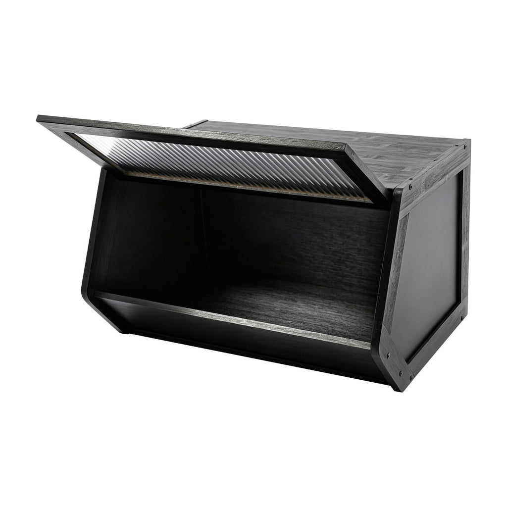 Bamboo Stackable Storage Cabinet with Lid K94100