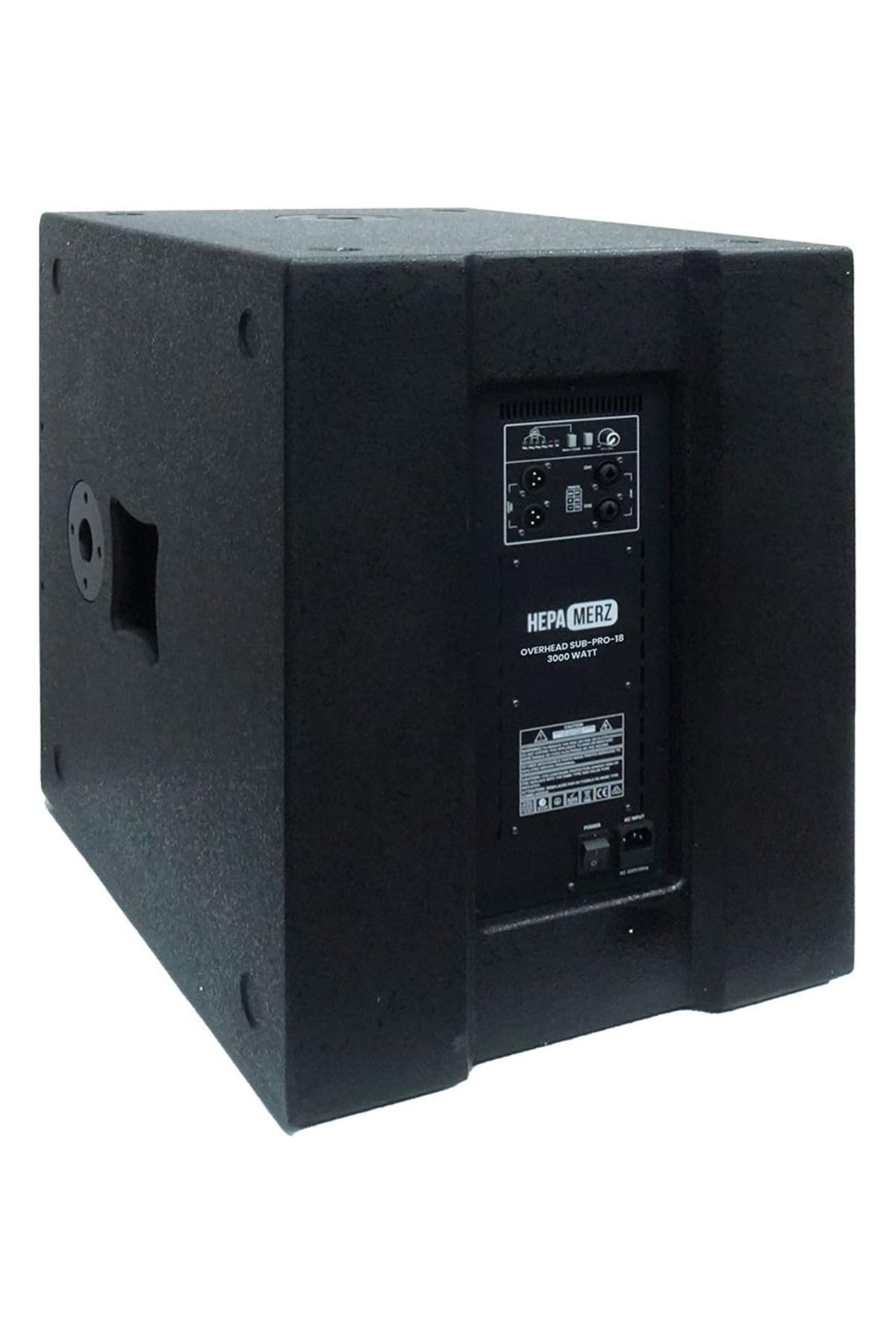 18 Inch 3000W Active Subwoofer Black U6571