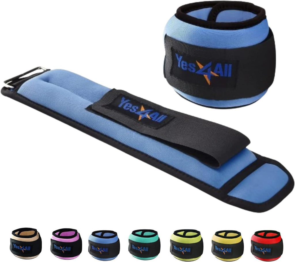 Adjustable Strap Wrist & Ankle Weights Pair J336