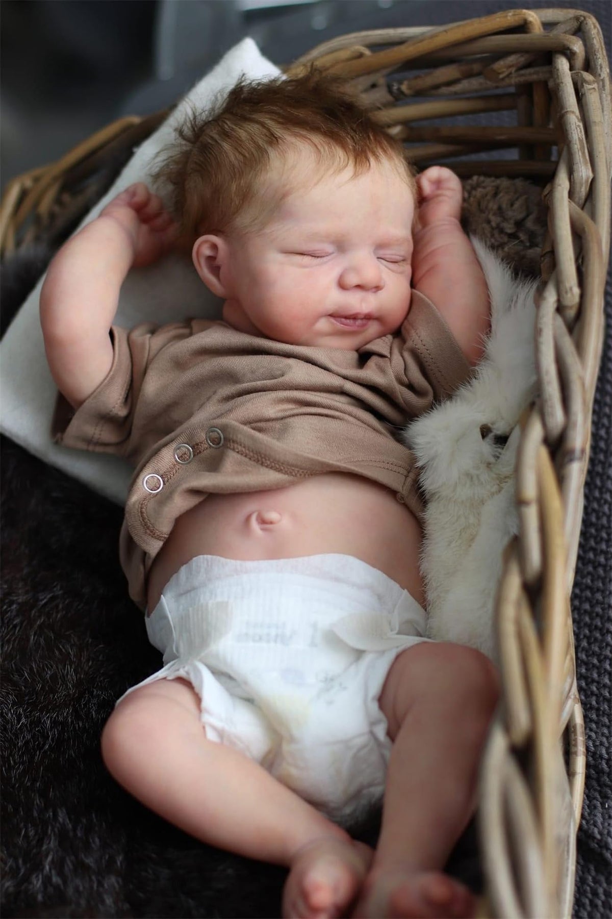 18 Inch Washable Soft Silicone Sleeping Baby Doll Y8669