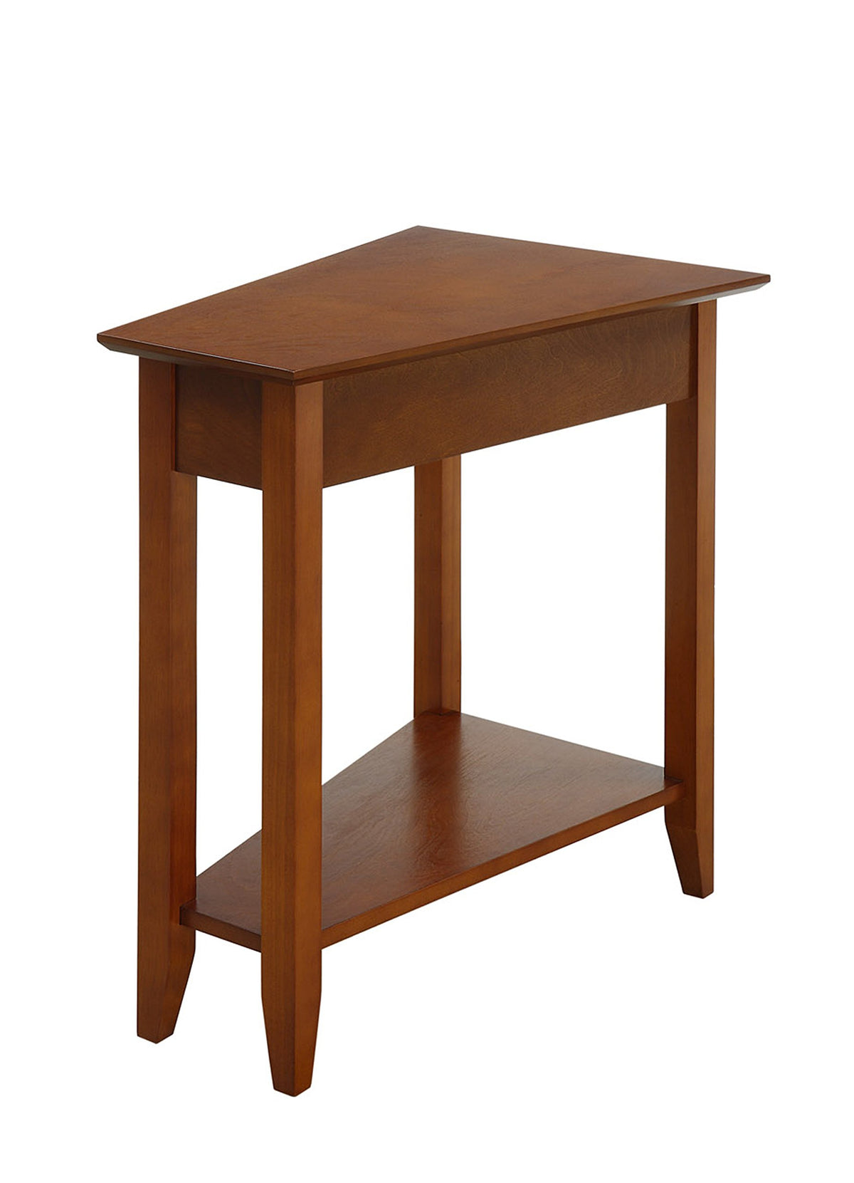 24" Cherry End Table with Storage Shelf U826351