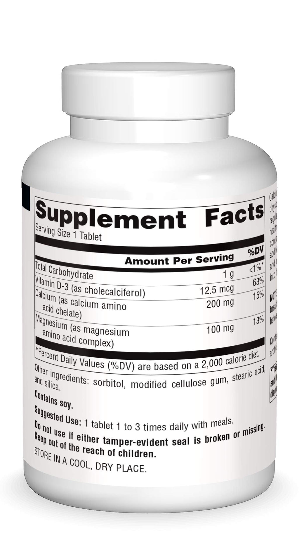 Calcium & Magnesium 300 MG 250 Tablets C836