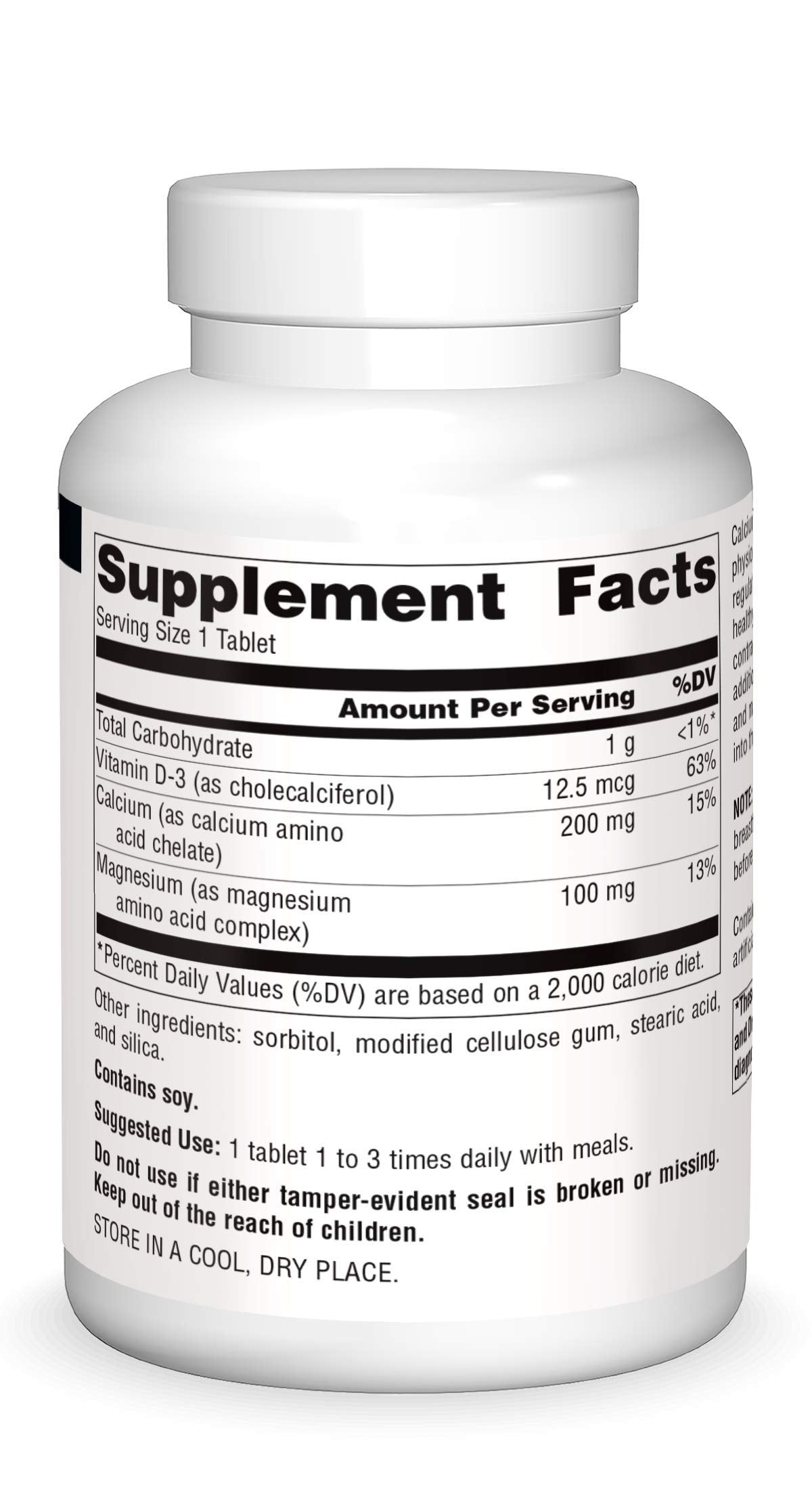 Calcium & Magnesium 300 MG 250 Tablets C836