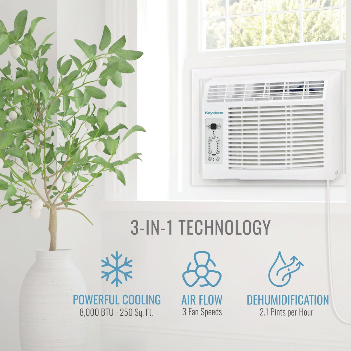 8,000 BTU Window Air Conditioner W620636