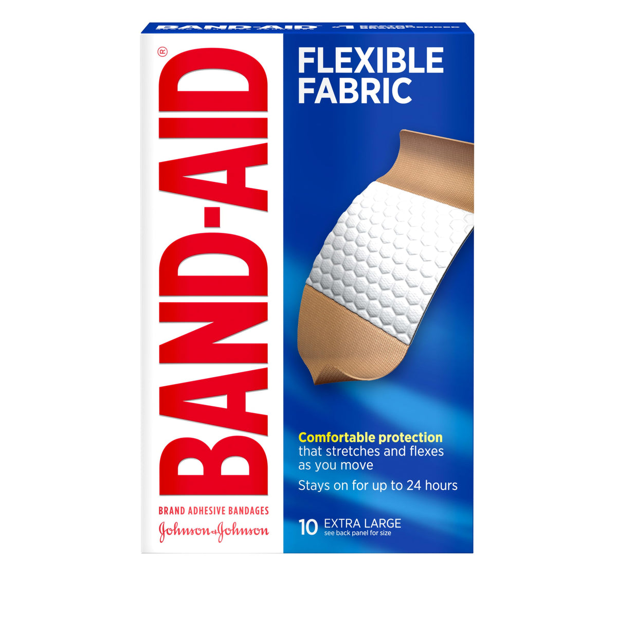 Extra Large Fabric Adhesive Bandages, 10 Count R66658