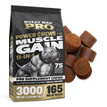 11-in-1 Dog Muscle Builder Power Chews - High Protein Supplement with Amino Acids - 75 Soft Chews O694957