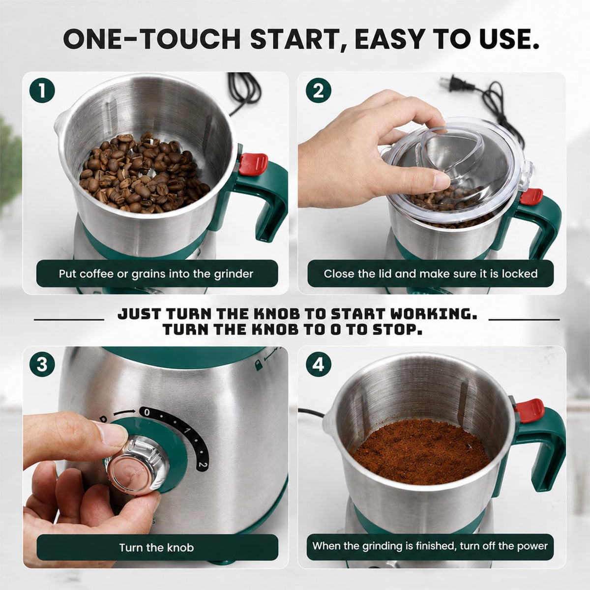 500W Electric Spice and Nut Grinder F947