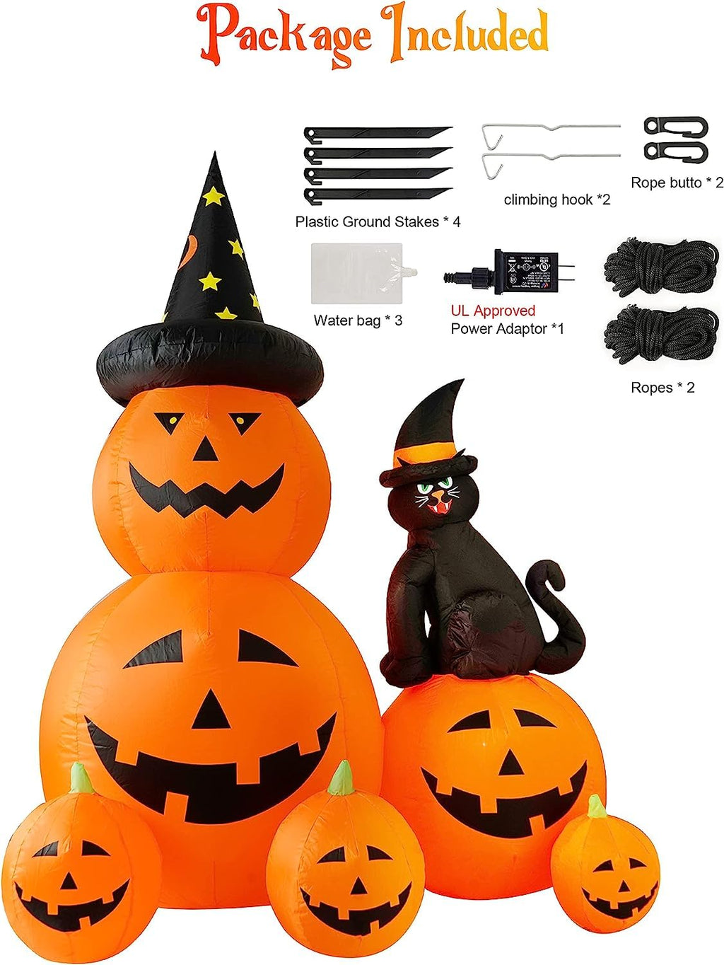 6 FT Halloween Inflatable Outdoor Decor Y5330