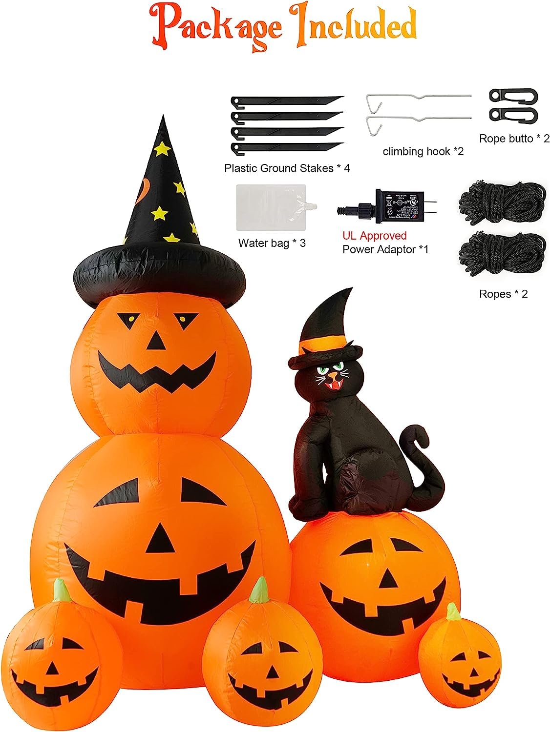 6 FT Halloween Inflatable Outdoor Decor Y5330