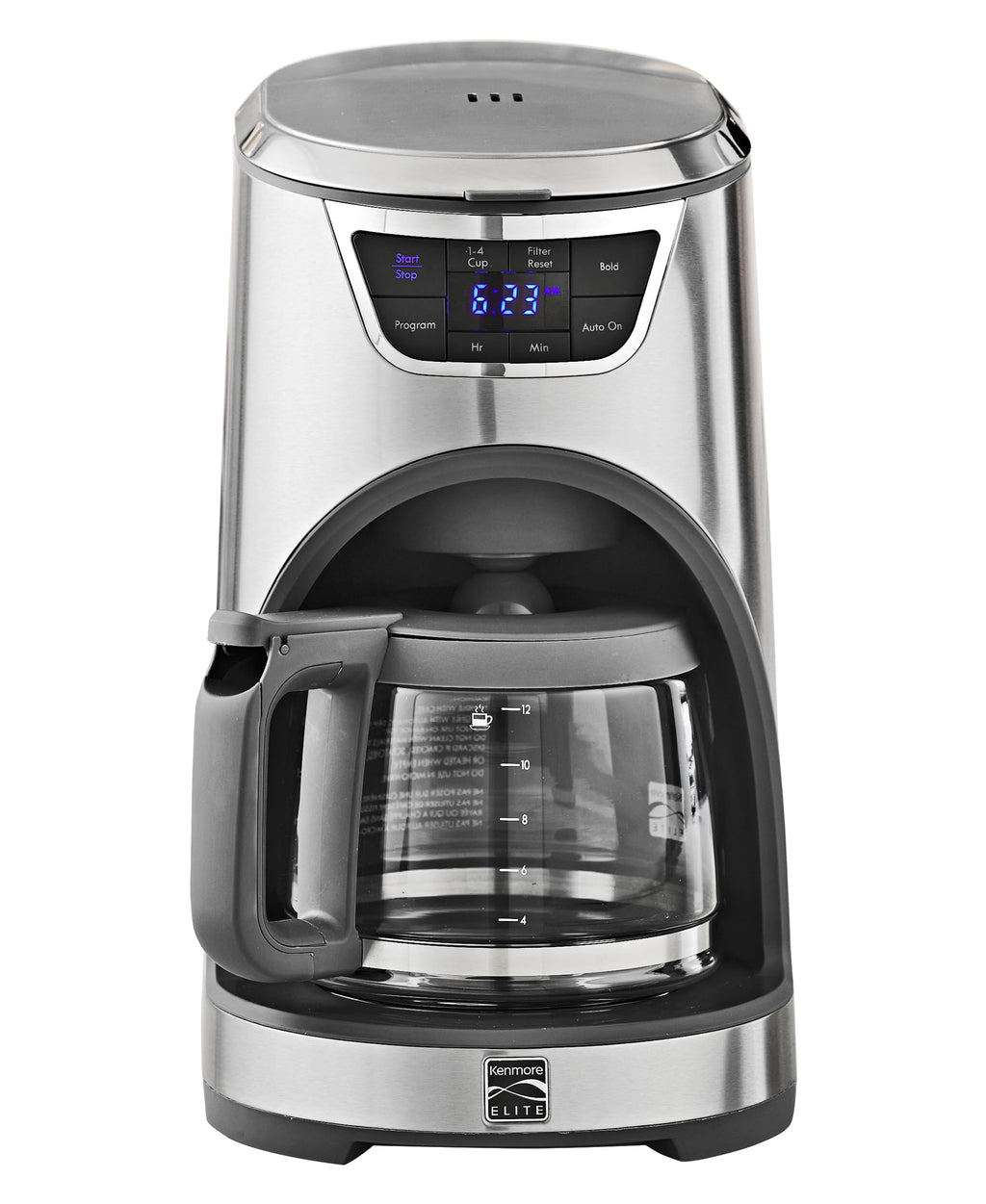 12-Cup Programmable Drip Coffee Maker with Glass Pot E2292