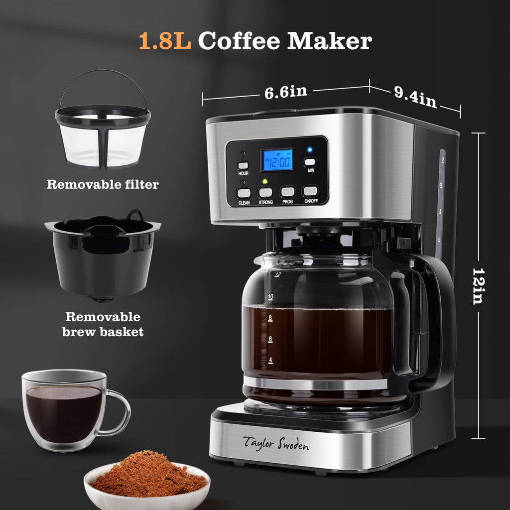 Programmable 12 Cup Drip Coffee Maker C50547