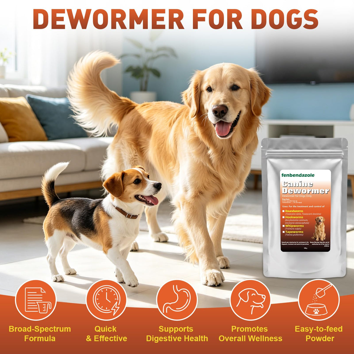 Dog Dewormer 100g B54982