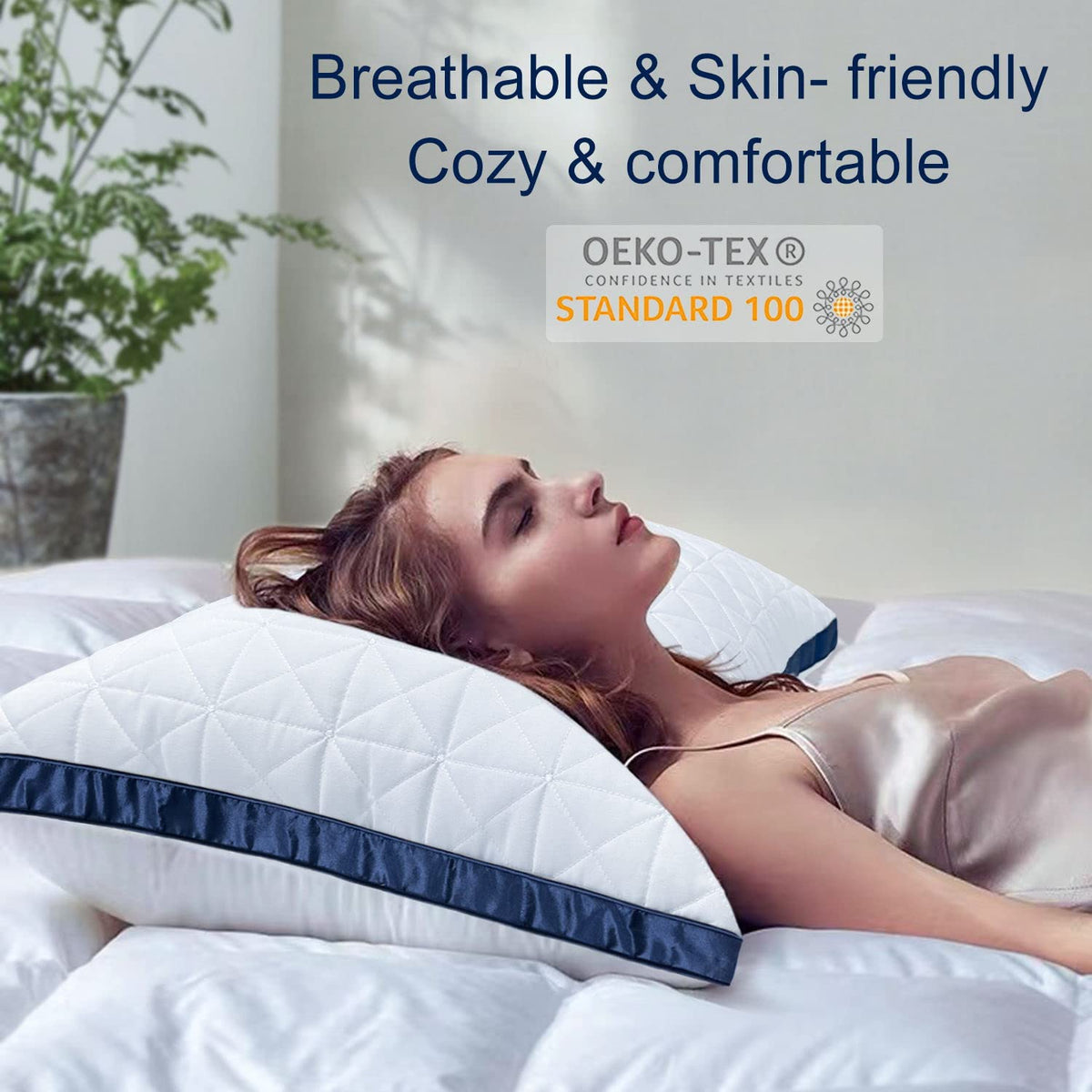 King Size Cooling Bed Pillows Set of 2 J4131