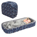 2-in-1 Foldable Toddler Travel Bed with Foam Safety Rails P3367