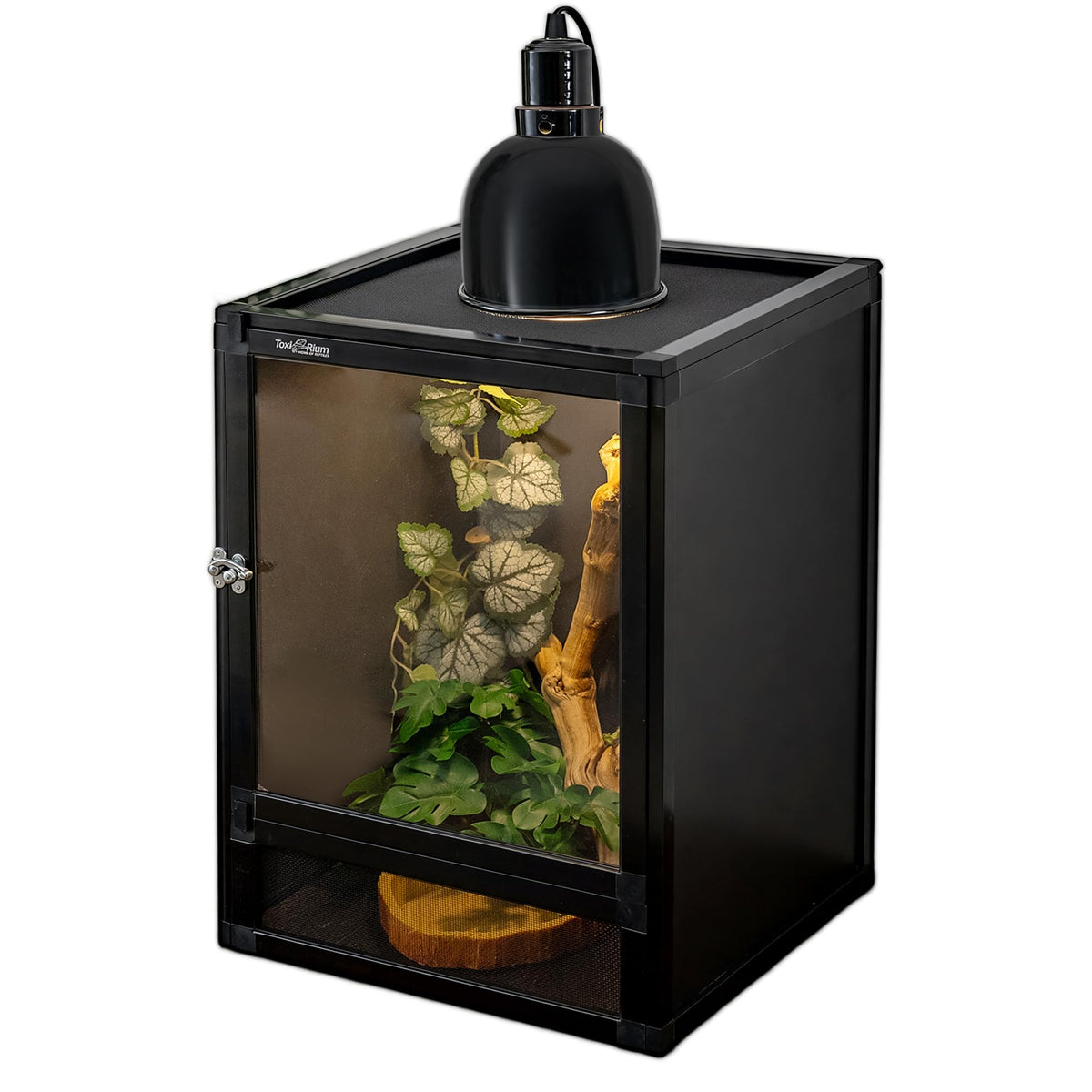 12"x12"x18" PVC Reptile Terrarium with Screen & Acrylic Doors T3807