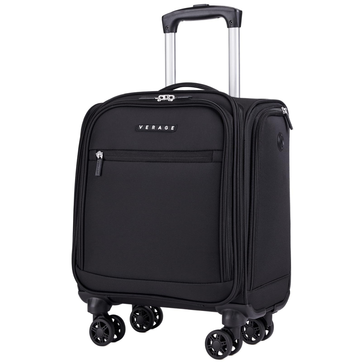 Black 14.5-Inch Spinner Underseat Carry On Luggage G83764