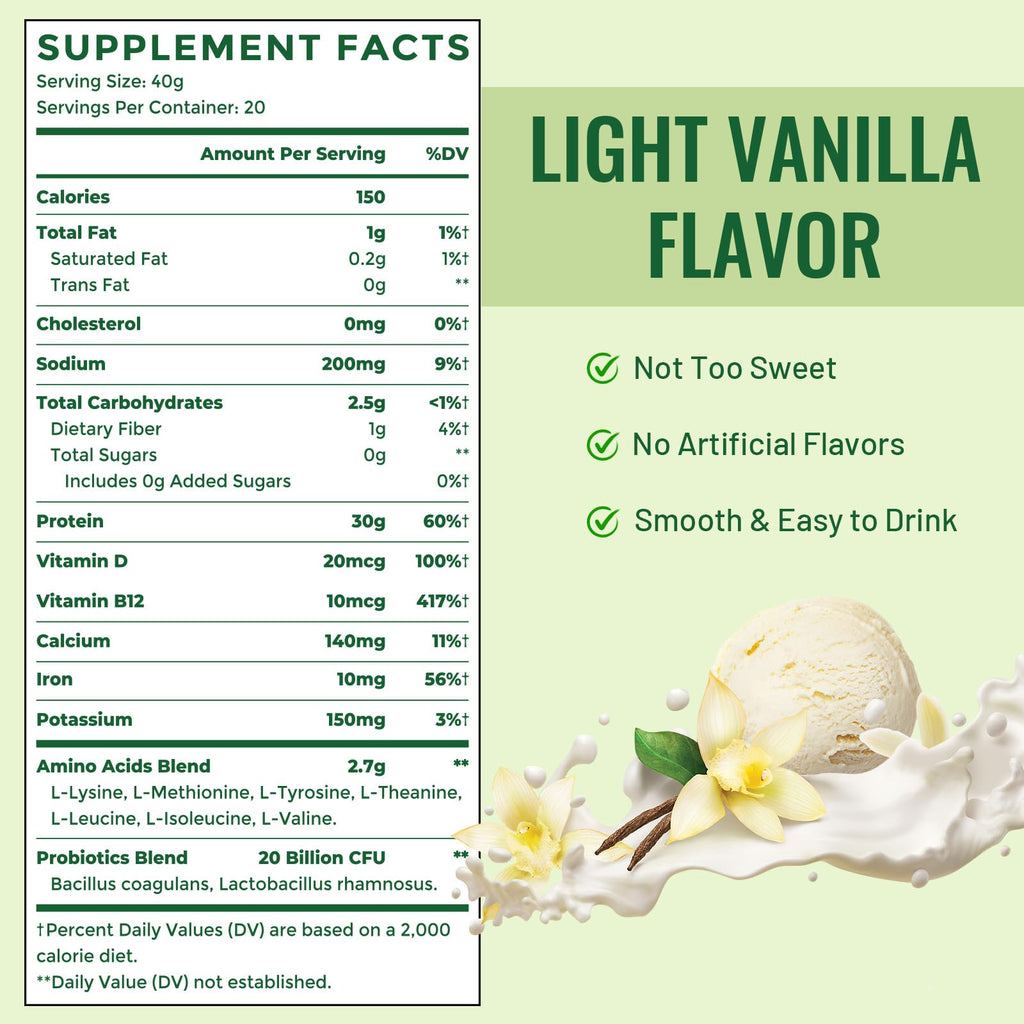 30g Organic Vegan Plant-Based Protein Powder O854301