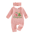 Christmas Tree Long Sleeve Romper Jumpsuit G90544