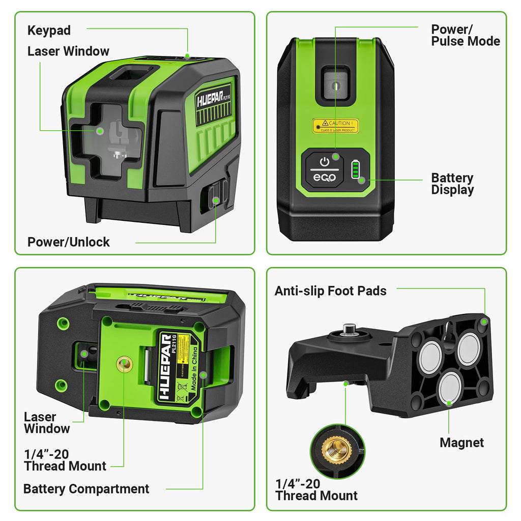 2 Point Cross Line Self Leveling Laser Alignment Tool P872