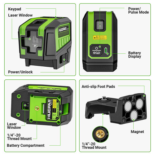 2 Point Cross Line Self Leveling Laser Alignment Tool P872