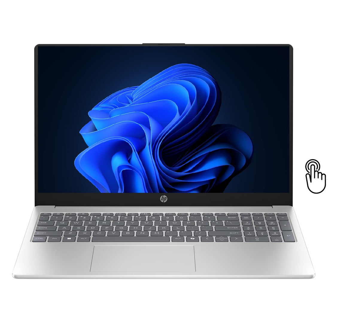 15.6" Full HD Touch Screen Laptop, Intel Core Ultra 5, 8GB RAM, 512GB SSD, Natural Silver P36015