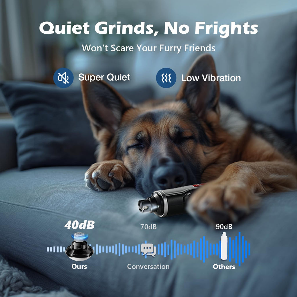 Electric Dog Nail Grinder with LED Light M258