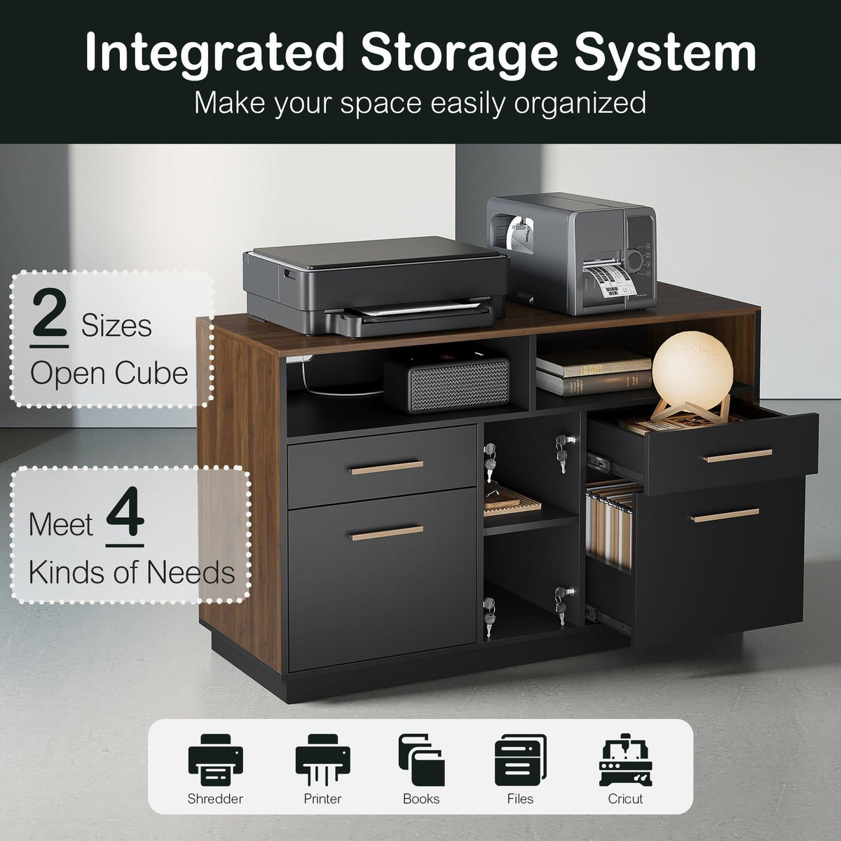 4 Drawer File Cabinet with Lock X5737