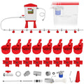 Automatic Chicken Waterer System with 8 Drinking Cups Q97036