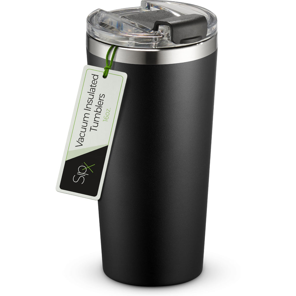 16 oz Stainless Steel Insulated Coffee Tumbler Black R858062