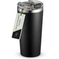 16 oz Stainless Steel Insulated Coffee Tumbler Black R858062