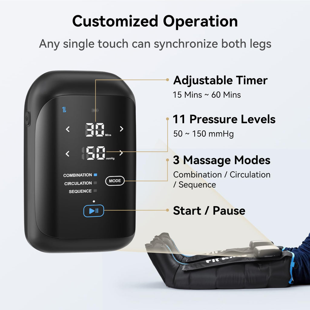 Cordless Air Compression Leg Massager A414