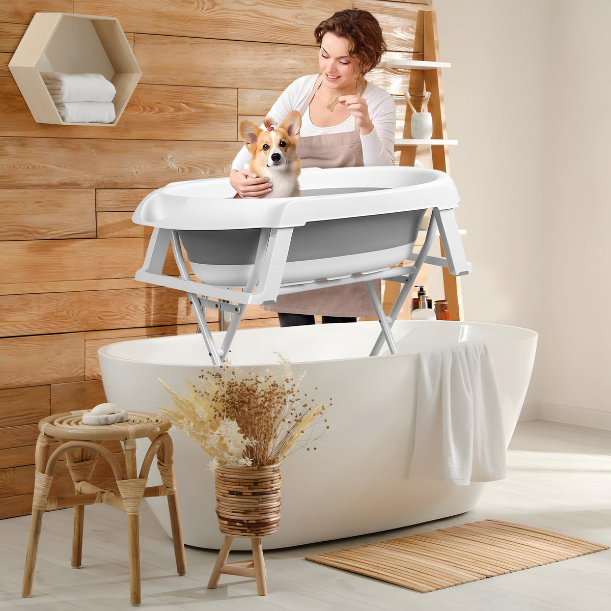 Foldable Portable Dog Bathtub F642343